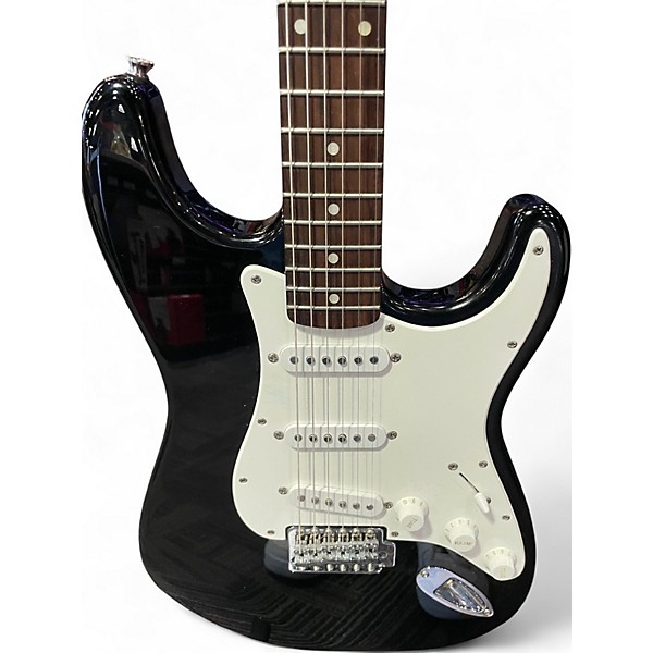 Used Squier Affinity Stratocaster Black Solid Body Electric Guitar