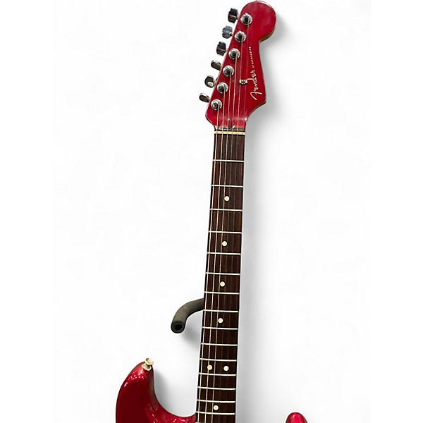 Used Fender FSR Standard Fat Strat Candy Apple Red Solid Body Electric Guitar
