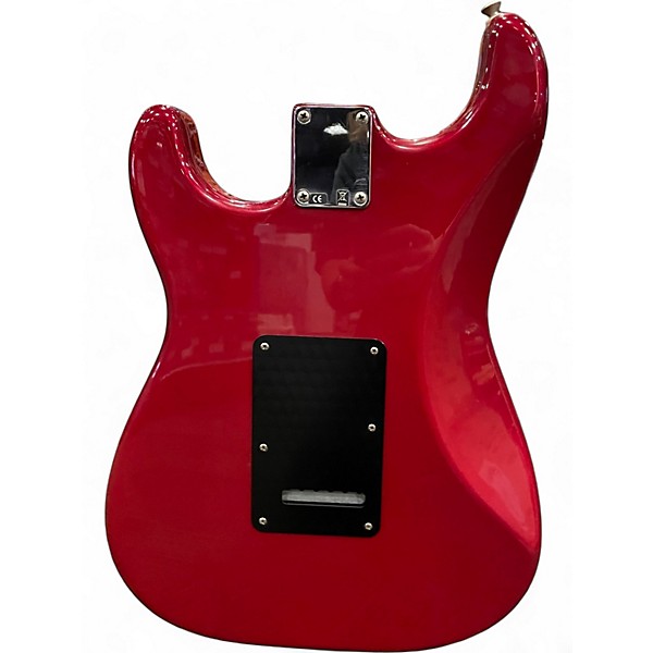 Used Fender FSR Standard Fat Strat Candy Apple Red Solid Body Electric Guitar