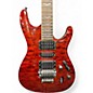 Used Ibanez S470DXQM Burgundy Solid Body Electric Guitar