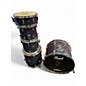 Used Pearl 5 Piece Forum Blue Drum Kit thumbnail