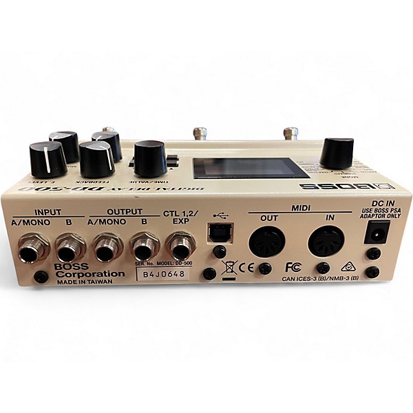 Used BOSS DD500 Digital Delay Effect Pedal