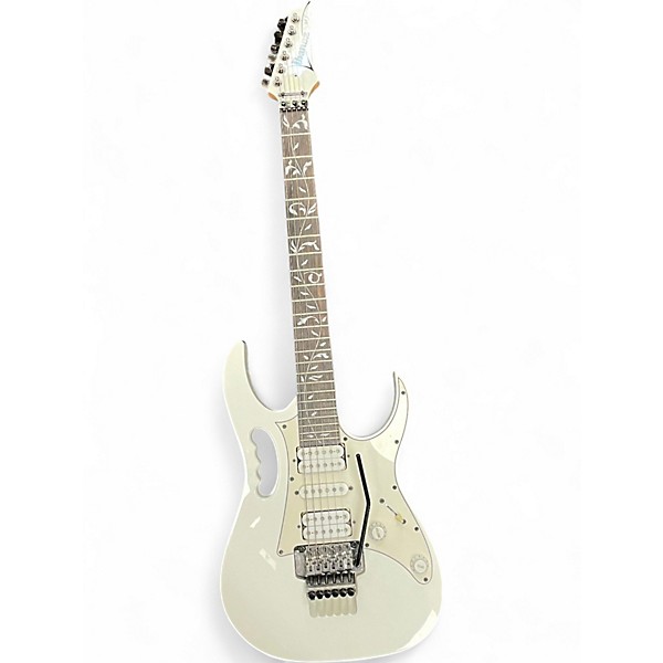 Used Ibanez JEMJR White Solid Body Electric Guitar
