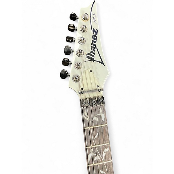 Used Ibanez JEMJR White Solid Body Electric Guitar