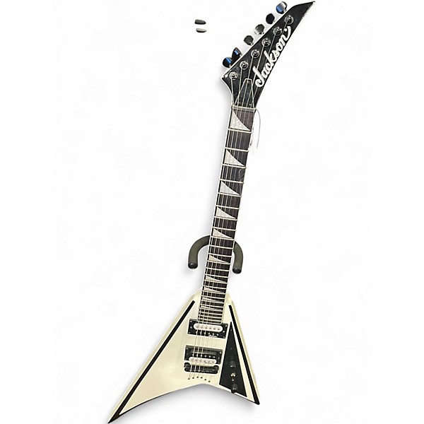 Used Jackson JS32 King V White Solid Body Electric Guitar