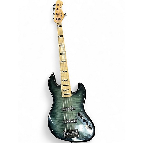 Used Bass Mods EF5 2 Color Sunburst Electric Bass Guitar