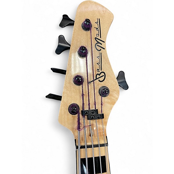 Used Bass Mods EF5 2 Color Sunburst Electric Bass Guitar