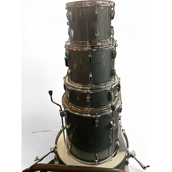 Used Pearl 5 Piece ROADSHOW Fusion Blue Agave Drum Kit