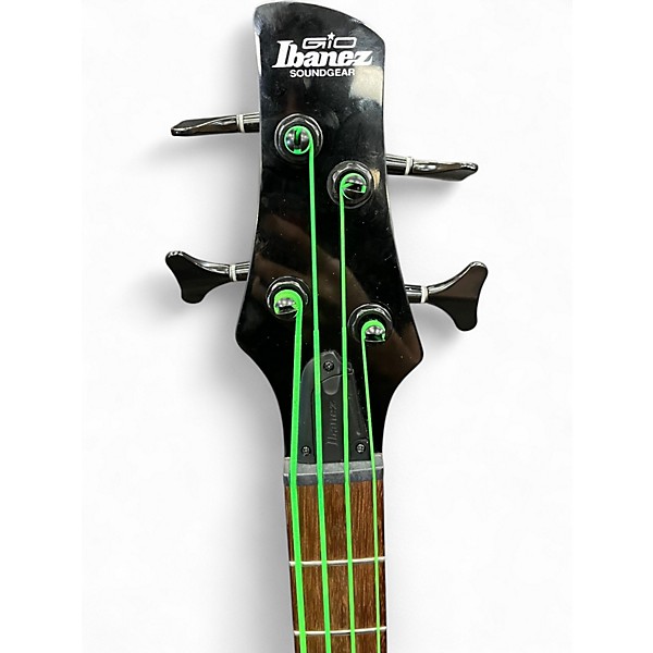 Used Ibanez GIO GSR100EX Black Onyx Electric Bass Guitar