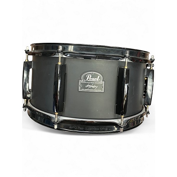 Used Pearl 6.5X13 Joey Jordison Signature Snare Black Steel Drum