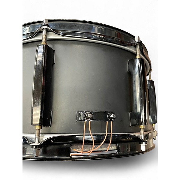 Used Pearl 6.5X13 Joey Jordison Signature Snare Black Steel Drum