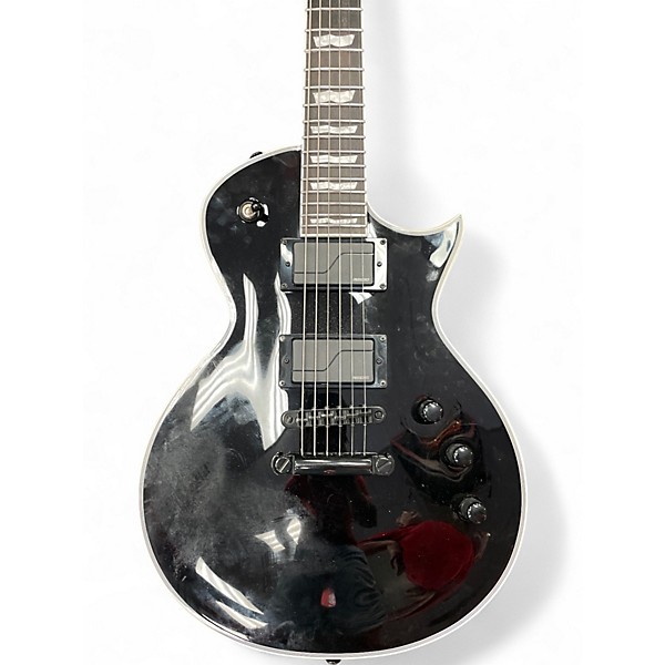 Used ESP LTD EC1000 Deluxe Black Solid Body Electric Guitar