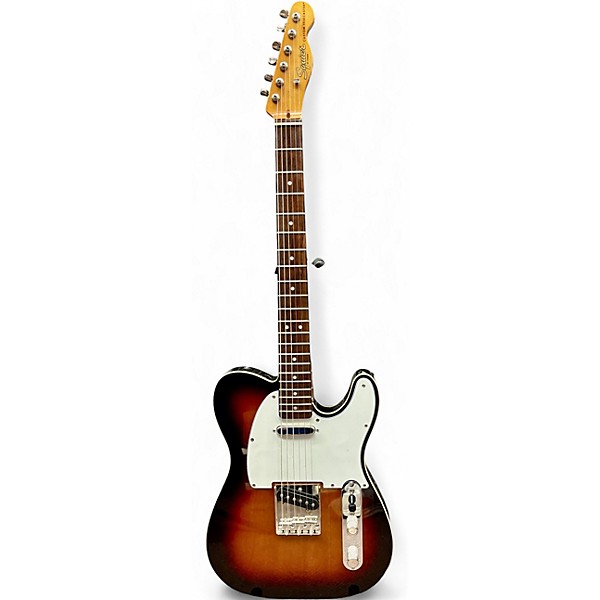 Used Squier Classic Vibe Telecaster Custom 3 Color Sunburst Solid Body Electric Guitar