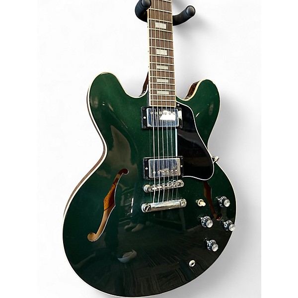 Used Gibson ES335 Gibson Exclusive British Racing Green Hollow Body Electric Guitar