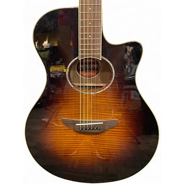 Used Yamaha APX600 Sunburst Acoustic Electric Guitar