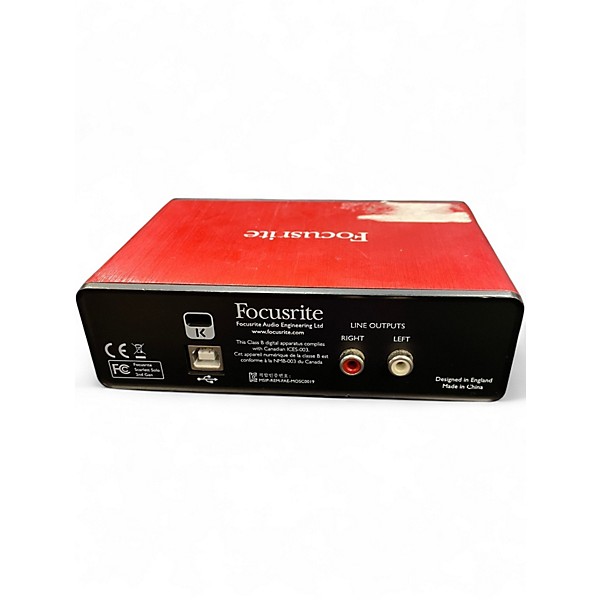 Used Focusrite Scarlett Solo Gen 2 Audio Interface