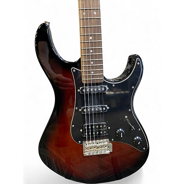 Used Yamaha Pacifica PAC012DLX 2 Tone Sunburst Solid Body Electric Guitar