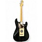 Used Fender Standard Stratocaster Left Handed Black Electric Guitar