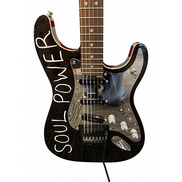 Used Fender Tom Morello Soul Power Stratocaster Black Solid Body Electric Guitar