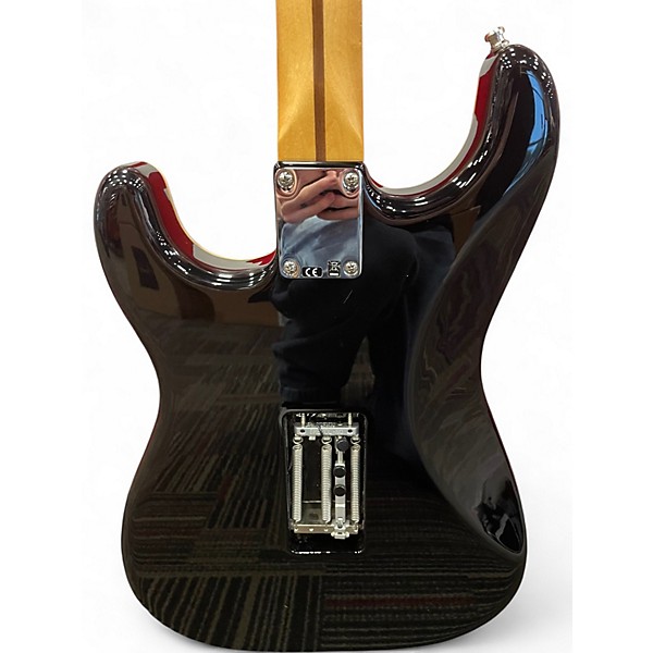 Used Fender Tom Morello Soul Power Stratocaster Black Solid Body Electric Guitar