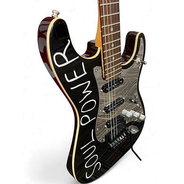 Used Fender Tom Morello Soul Power Stratocaster Black Solid Body Electric Guitar