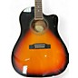 Used Epiphone aj-220sce 3 Color Sunburst Acoustic Electric Guitar