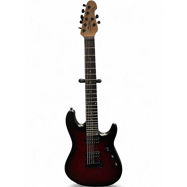 Used Sterling by Music Man Jason Richardson 7 scarlett burst Solid Body Electric Guitar