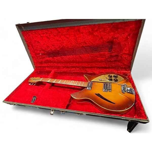 Vintage 1959 Rickenbacker 365 CAPRI MONO 2 Color Sunburst Hollow Body Electric Guitar