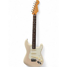 Used Fender Player Stratocaster White Blonde Solid Body Electric Guitar