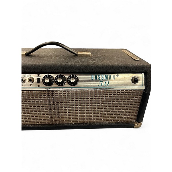 Used 1970s Fender Bassman 50 Tube Bass Amp Head