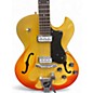 Vintage 1970s Guild Starfire Yellow Hollow Body Electric Guitar