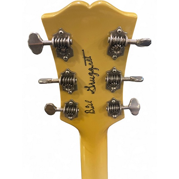 Vintage 1970s Guild Starfire Yellow Hollow Body Electric Guitar