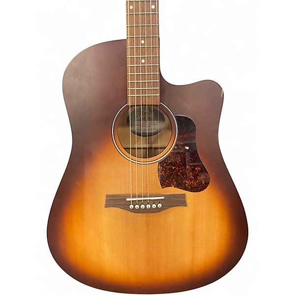 Used Seagull Entourage CW QIT AUTUMN BURST Acoustic Electric Guitar