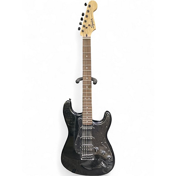 Used Squier Bullet Stratocaster HSS Black Solid Body Electric Guitar