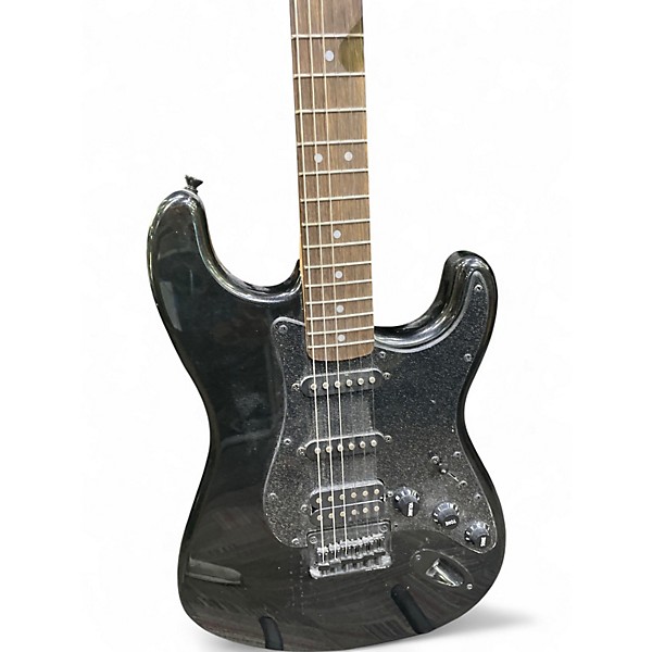 Used Squier Bullet Stratocaster HSS Black Solid Body Electric Guitar