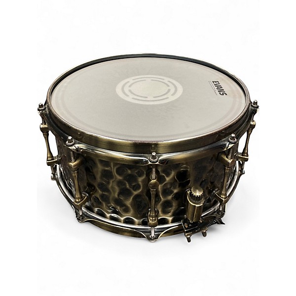 Used Mapex 14in Sledgehammer Black Panther Snare Trans Gray Drum