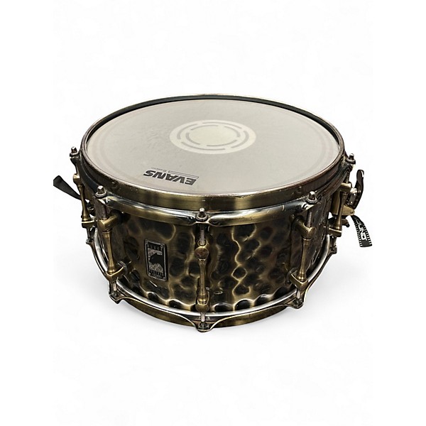 Used Mapex 14in Sledgehammer Black Panther Snare Trans Gray Drum