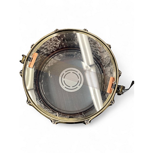 Used Mapex 14in Sledgehammer Black Panther Snare Trans Gray Drum