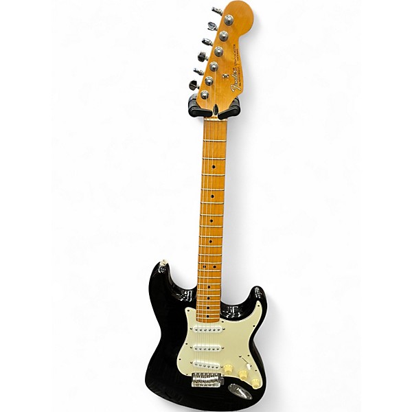 Used Fender Standard Stratocaster BLACK Solid Body Electric Guitar