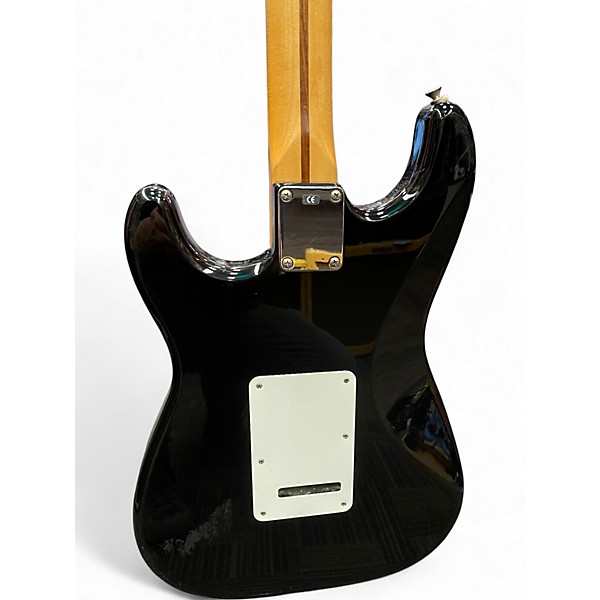 Used Fender Standard Stratocaster BLACK Solid Body Electric Guitar
