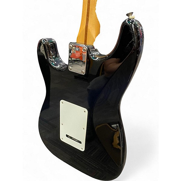 Used Fender Standard Stratocaster BLACK Solid Body Electric Guitar