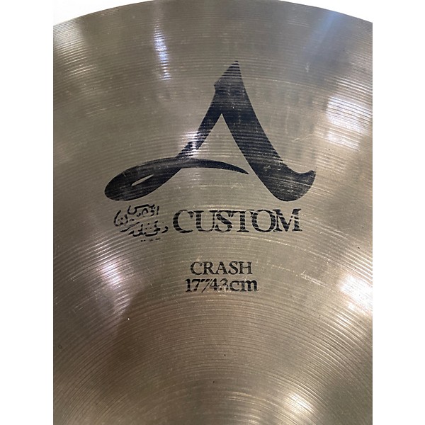 Used Zildjian 17in A CUSTOM CRASH Cymbal