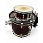 Used Ludwig 5 Piece Accent CS Wine Red Drum Kit