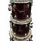 Used Ludwig 5 Piece Accent CS Wine Red Drum Kit
