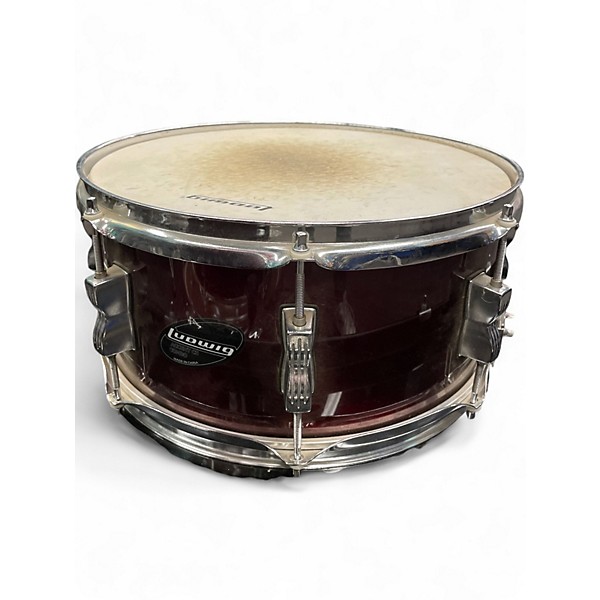 Used Ludwig 5 Piece Accent CS Wine Red Drum Kit
