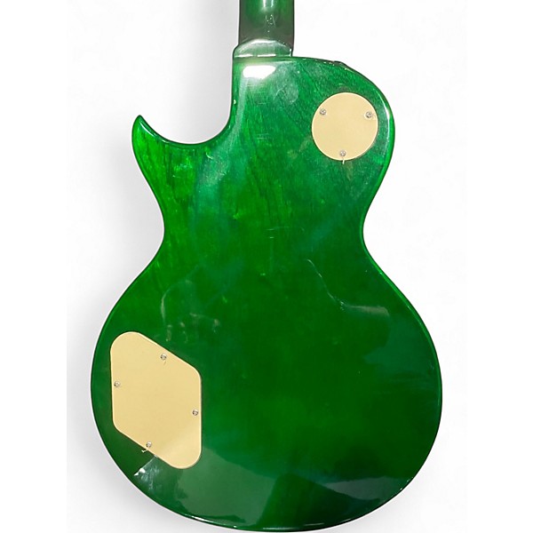 Used Iyv SINGLE CUT GREEN Solid Body Electric Guitar