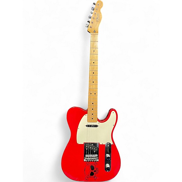 Used 1990s Squier TELE Hot Rod Red Solid Body Electric Guitar