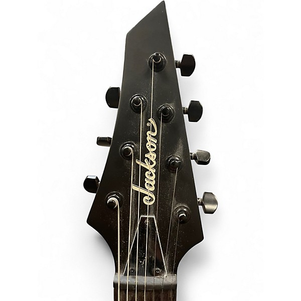 Used Jackson JS22-7 Dinky 7 String Black Solid Body Electric Guitar