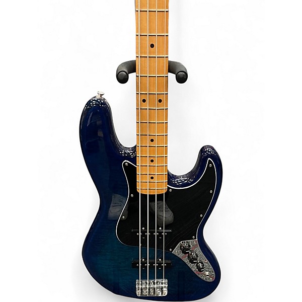 Used Fender PLAYER II JAZZ BASS PLUS TOP Blue Burst Electric Bass Guitar
