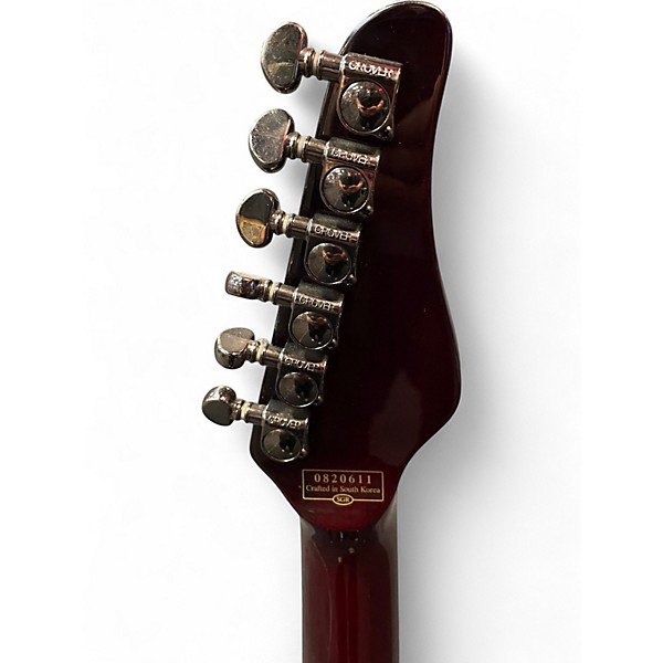 Used Schecter Guitar Research Diamond Series Hellraiser Sunset Black Cherry Solid Body Electric Guitar